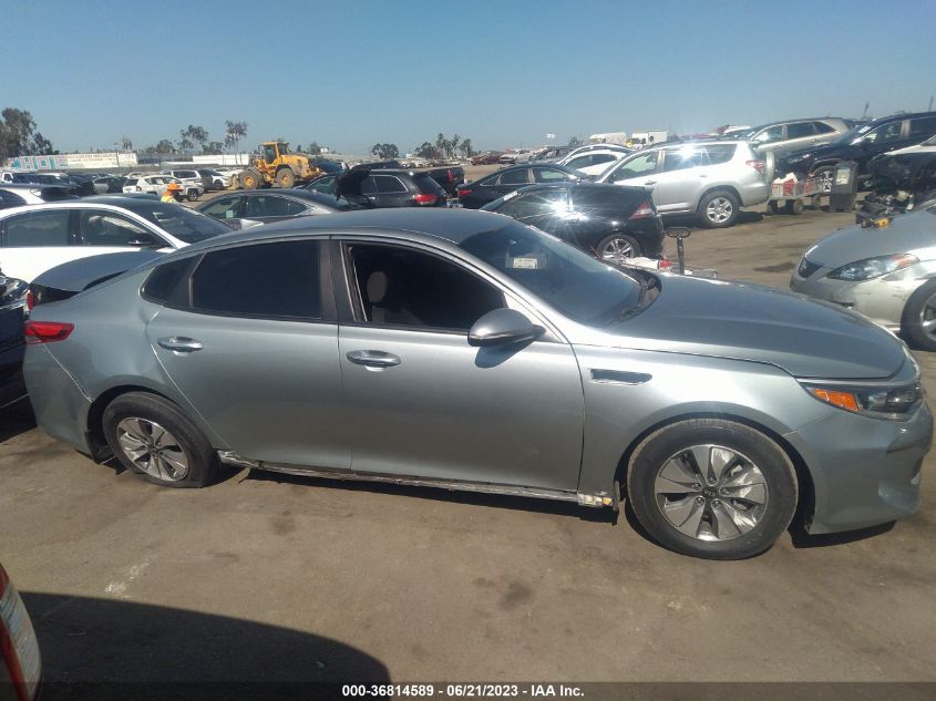 2017 KIA OPTIMA HYBRID BASE KNAGT4LC9H5005454