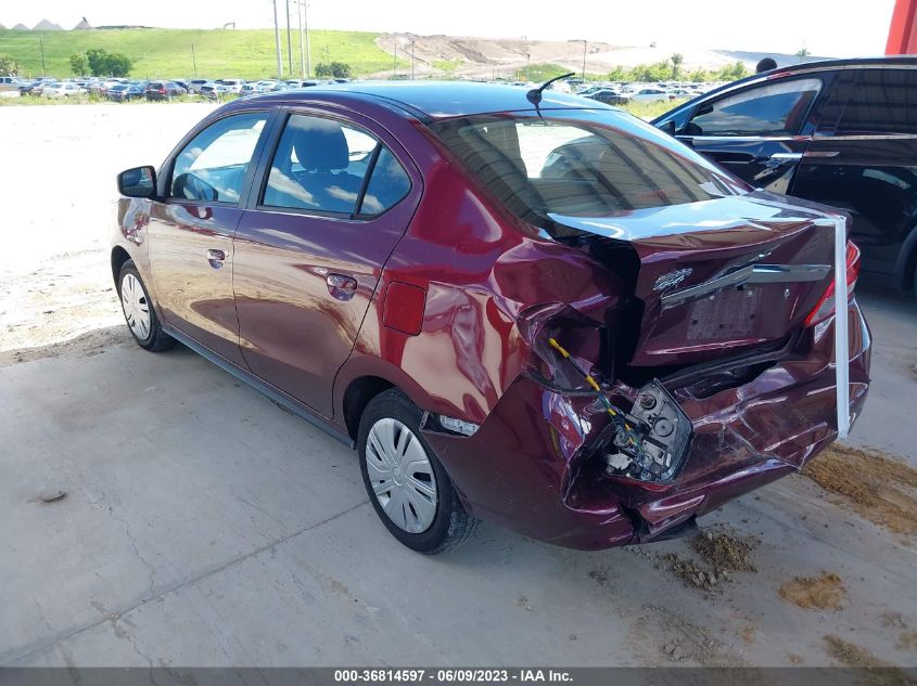 2020 MITSUBISHI MIRAGE G4 ES - ML32F3FJ1LHF10636
