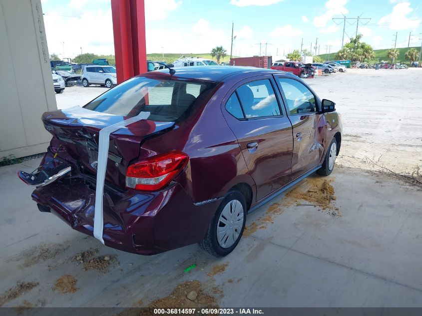 2020 MITSUBISHI MIRAGE G4 ES - ML32F3FJ1LHF10636