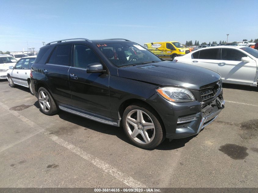 2015 MERCEDES-BENZ ML 400 4MATIC 4JGDA5GB7FA609670