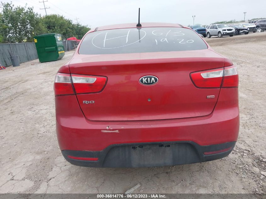 2013 KIA RIO LX - KNADM4A33D6265257