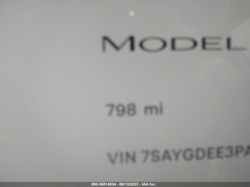 2023 TESLA MODEL Y LONG RANGE - 7SAYGDEE3PA107114