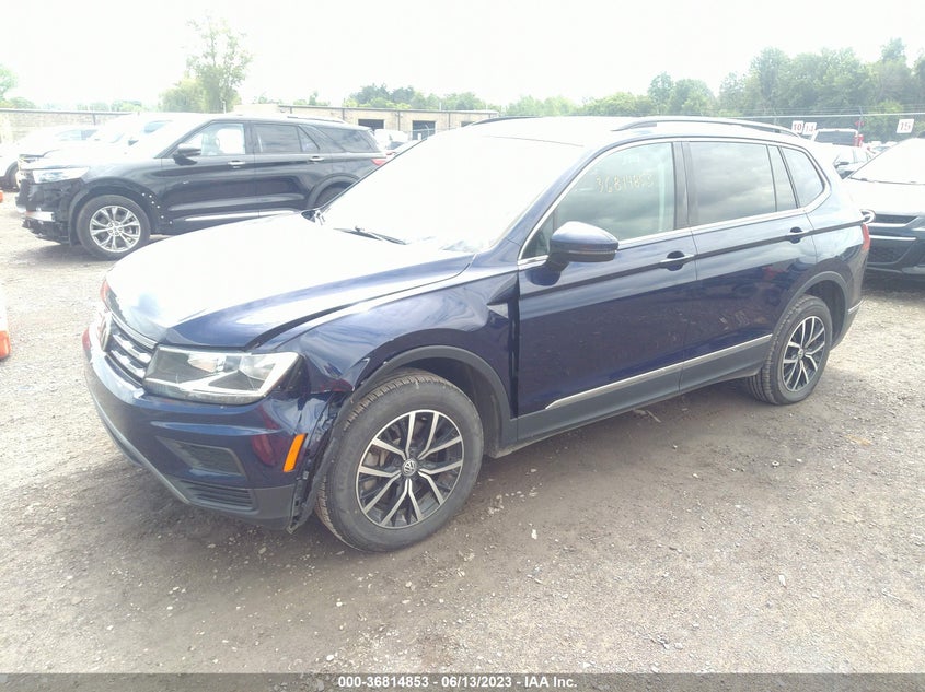 VIN 3VV2B7AX7MM031788 2021 VOLKSWAGEN TIGUAN SE/SE R-LINE BLACK/SEL