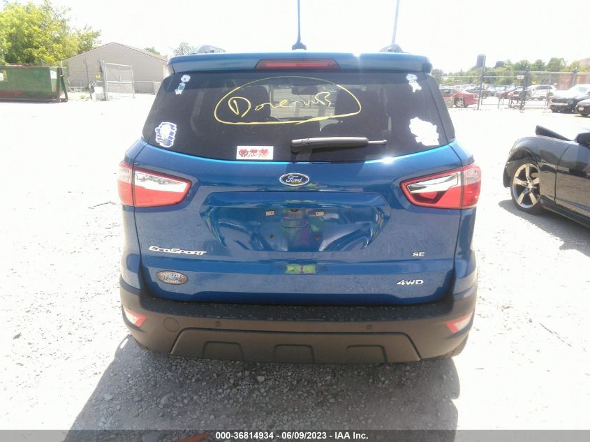 2022 FORD ECOSPORT SE - MAJ6S3GL3NC470170