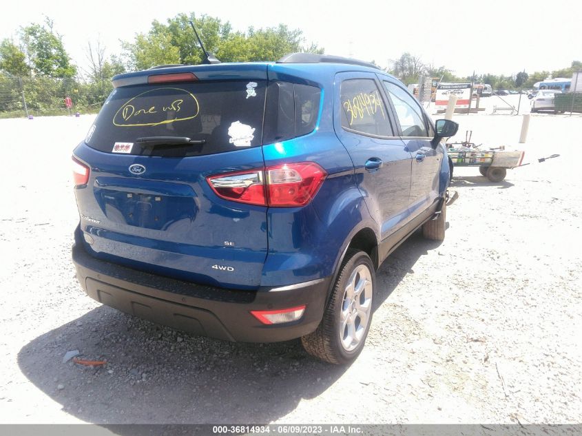 2022 FORD ECOSPORT SE - MAJ6S3GL3NC470170