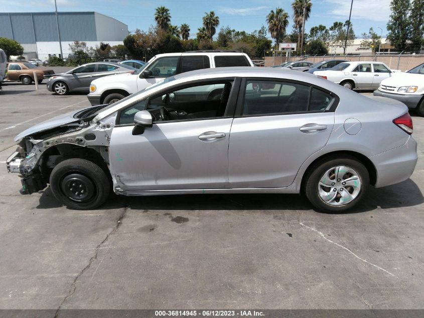 2015 HONDA CIVIC SEDAN LX - 19XFB2F56FE261460