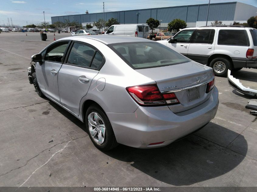 2015 HONDA CIVIC SEDAN LX - 19XFB2F56FE261460