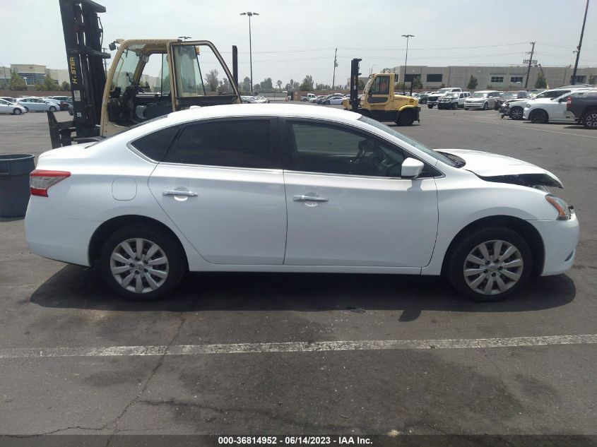 2015 NISSAN SENTRA SR/SL/S/SV/FE+ S - 3N1AB7AP4FY284320