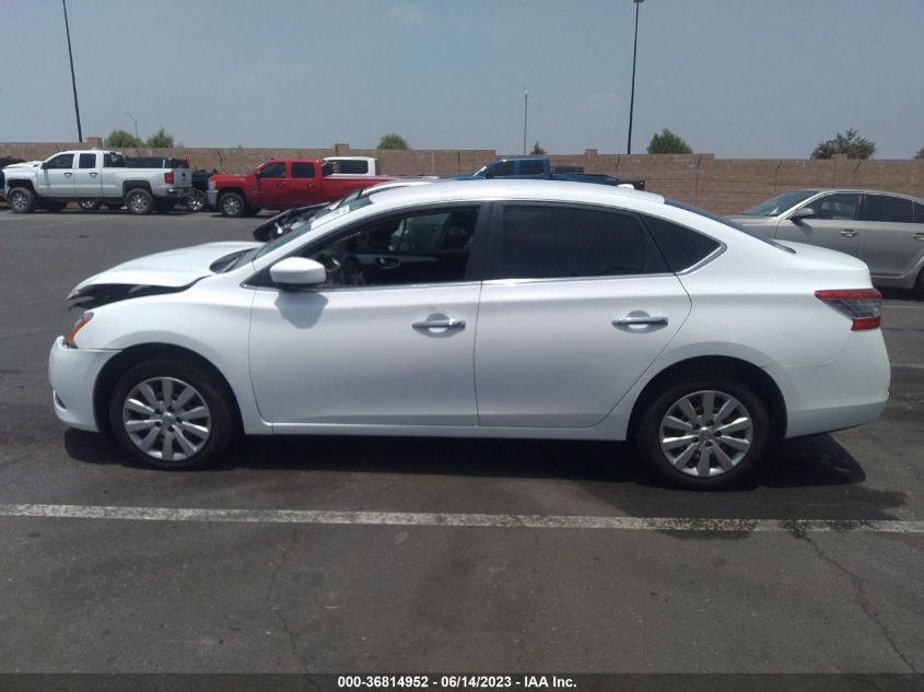 2015 NISSAN SENTRA SR/SL/S/SV/FE+ S - 3N1AB7AP4FY284320