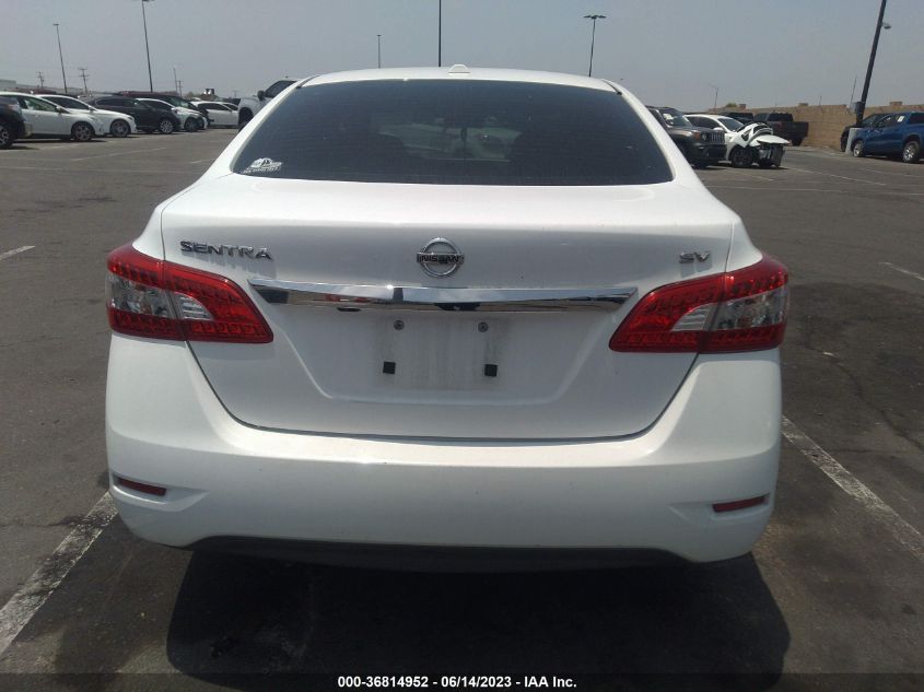 2015 NISSAN SENTRA SR/SL/S/SV/FE+ S - 3N1AB7AP4FY284320