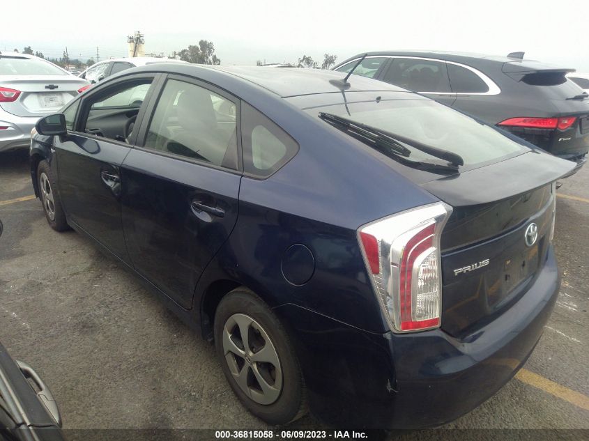2013 TOYOTA PRIUS ONE/TWO/THREE/FOUR/FIVE - JTDKN3DU4D1729756