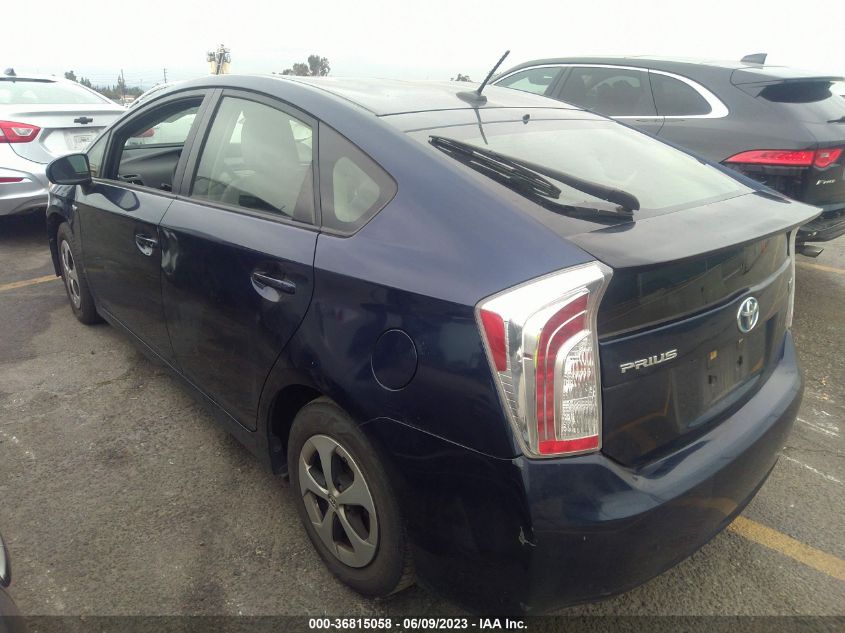 2013 TOYOTA PRIUS ONE/TWO/THREE/FOUR/FIVE - JTDKN3DU4D1729756