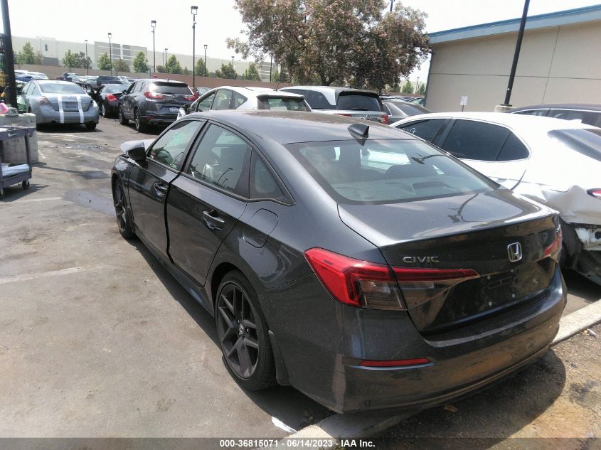 2023 HONDA CIVIC SEDAN SPORT - 2HGFE2F57PH508256