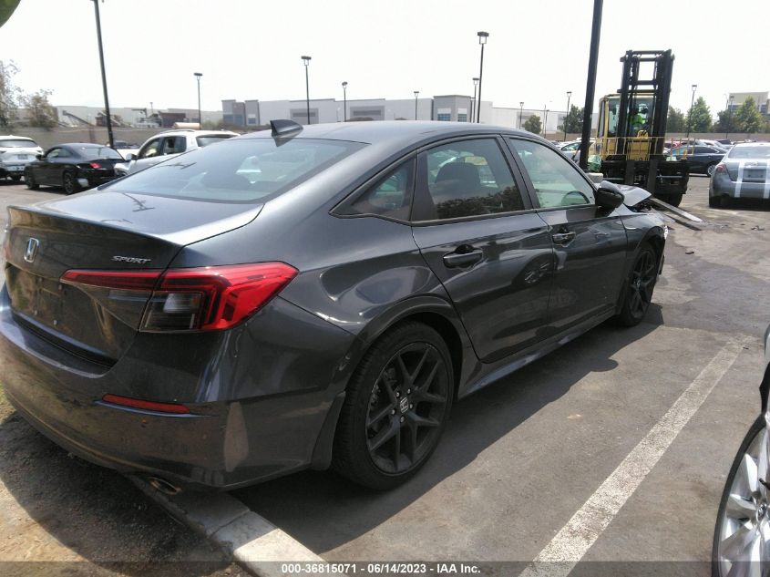 2023 HONDA CIVIC SEDAN SPORT - 2HGFE2F57PH508256