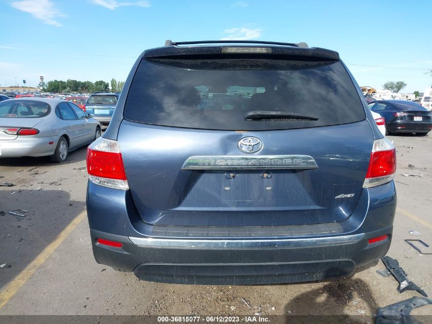 2013 TOYOTA HIGHLANDER - 5TDBK3EH1DS249266