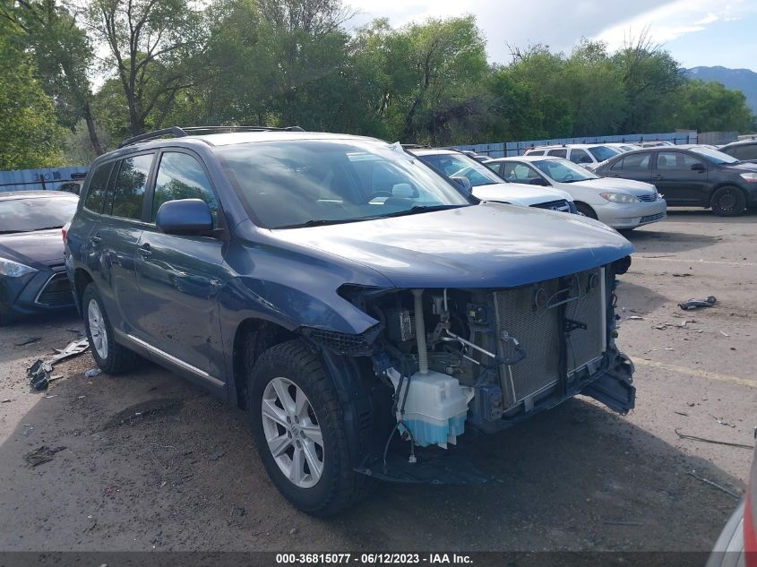 2013 TOYOTA HIGHLANDER - 5TDBK3EH1DS249266