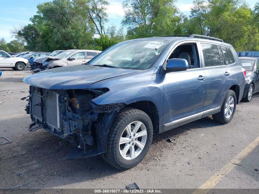 2013 TOYOTA HIGHLANDER - 5TDBK3EH1DS249266