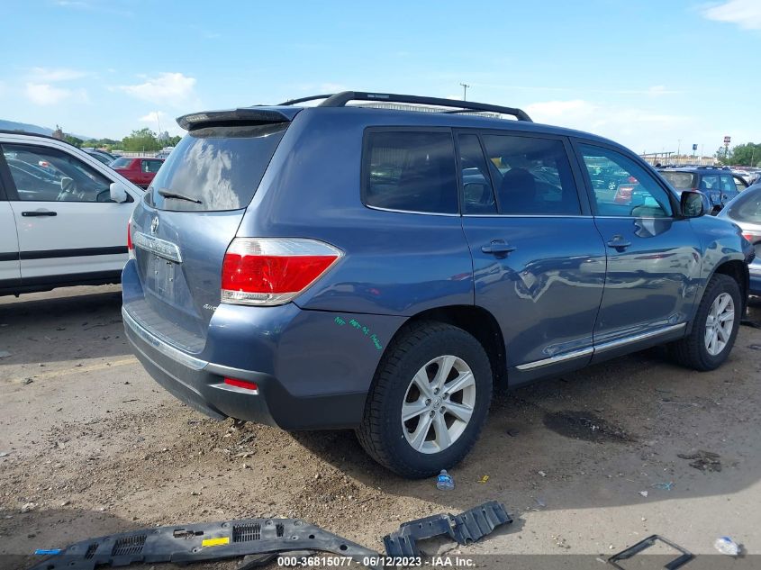 2013 TOYOTA HIGHLANDER - 5TDBK3EH1DS249266