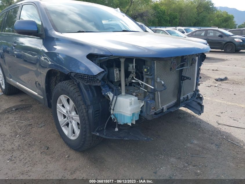 2013 TOYOTA HIGHLANDER - 5TDBK3EH1DS249266