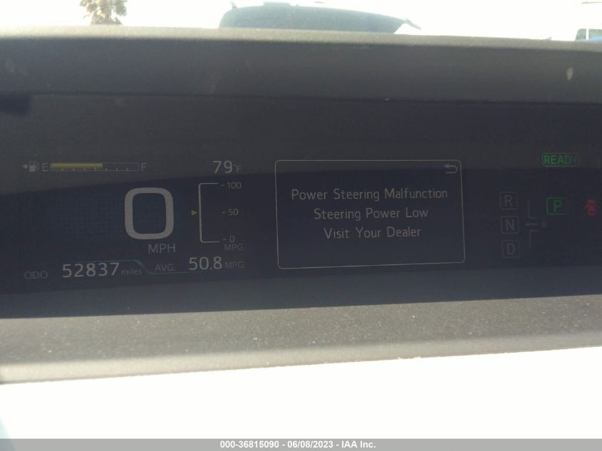 2016 TOYOTA PRIUS FOUR - JTDKARFU1G3024160