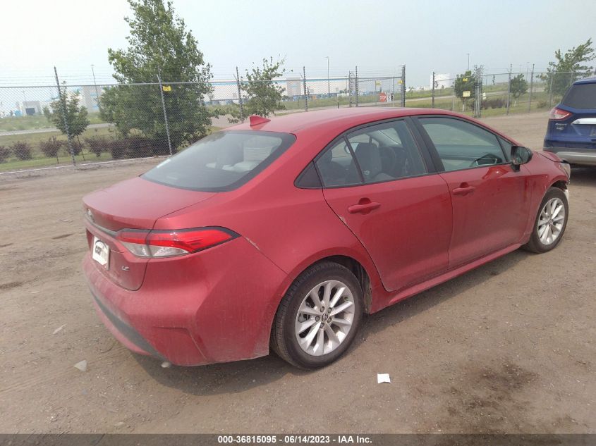 2020 TOYOTA COROLLA LE - 5YFHPRAE4LP025586