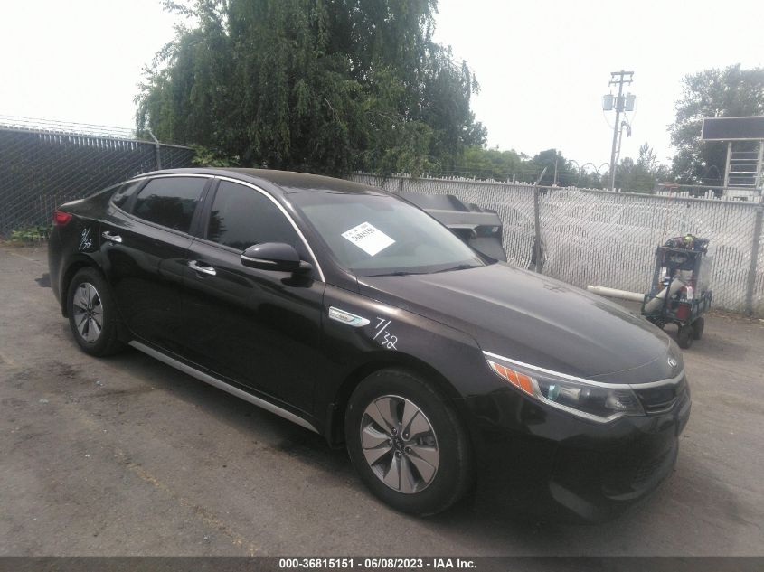 2017 KIA OPTIMA HYBRID BASE - KNAGT4LE3H5012482