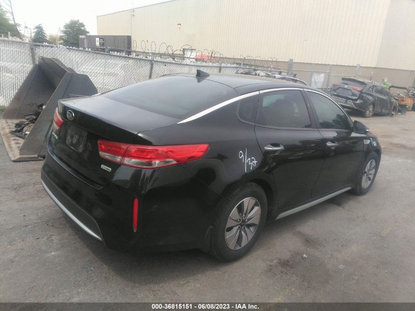2017 KIA OPTIMA HYBRID BASE - KNAGT4LE3H5012482