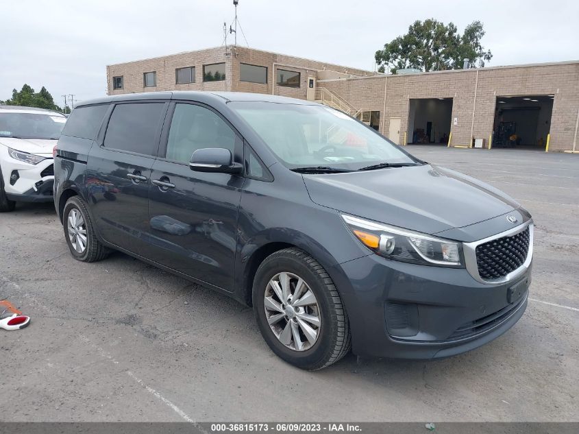2017 KIA SEDONA LX - KNDMB5C1XH6323056
