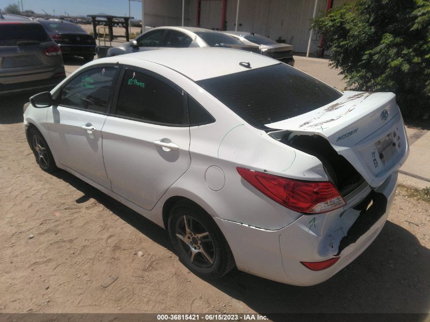 2013 HYUNDAI ACCENT GLS/GS - KMHCT4AE0DU452157
