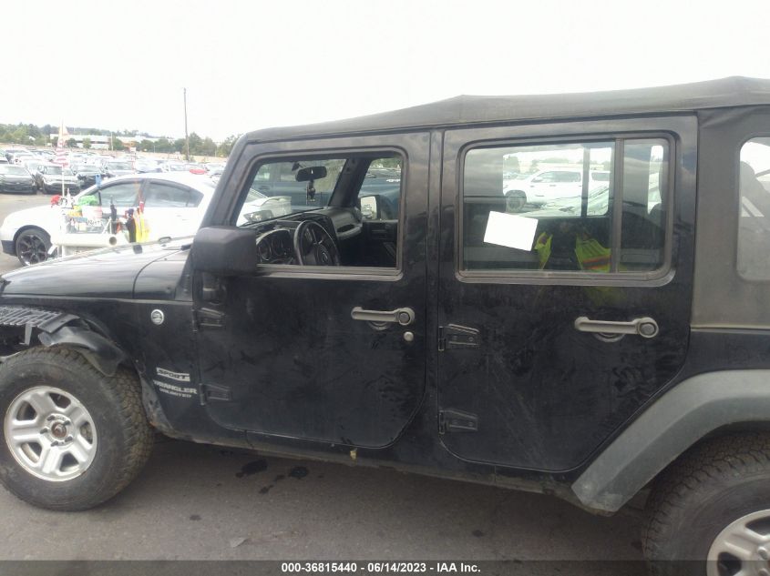 2016 JEEP WRANGLER UNLIMITED SPORT - 1C4BJWDG0GL335946