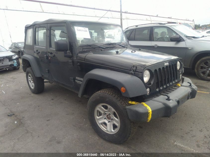 2016 JEEP WRANGLER UNLIMITED SPORT - 1C4BJWDG0GL335946