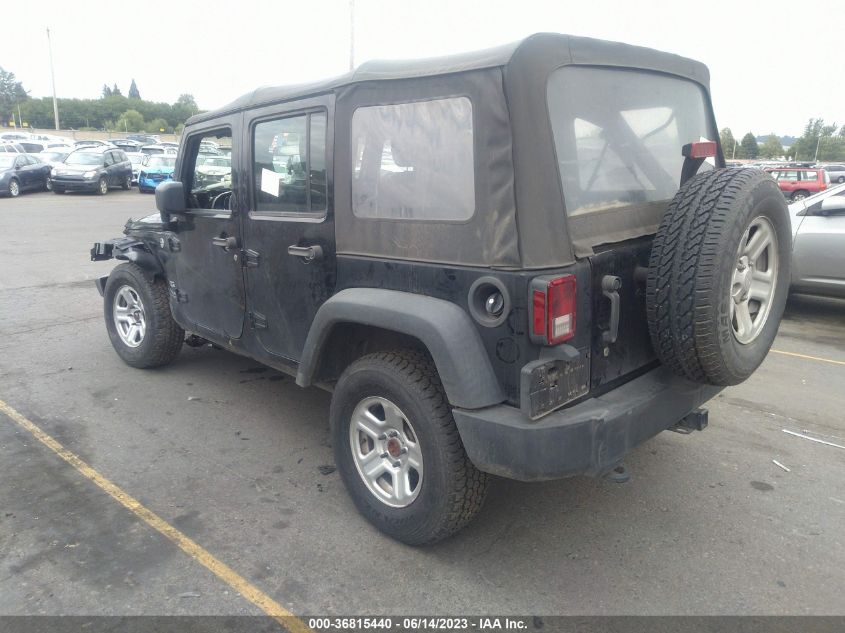 2016 JEEP WRANGLER UNLIMITED SPORT - 1C4BJWDG0GL335946