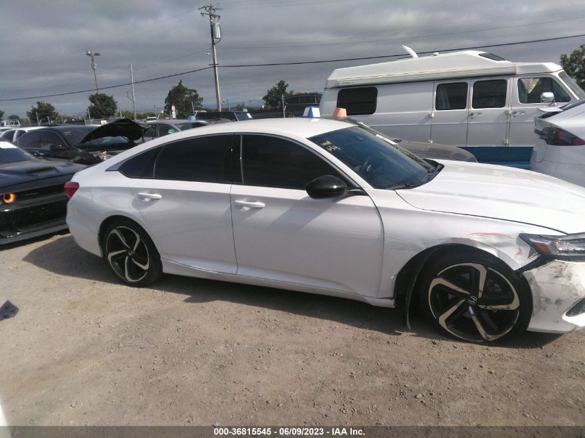 2021 HONDA ACCORD SEDAN SPORT - 1HGCV1F33MA061897