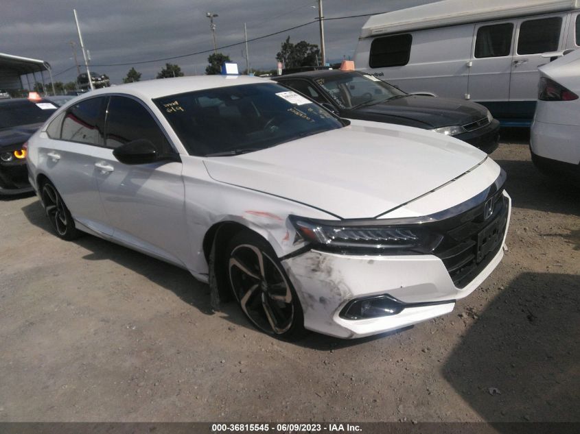 2021 HONDA ACCORD SEDAN SPORT - 1HGCV1F33MA061897