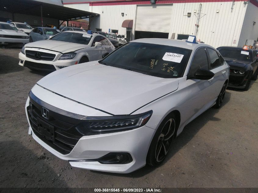 2021 HONDA ACCORD SEDAN SPORT - 1HGCV1F33MA061897