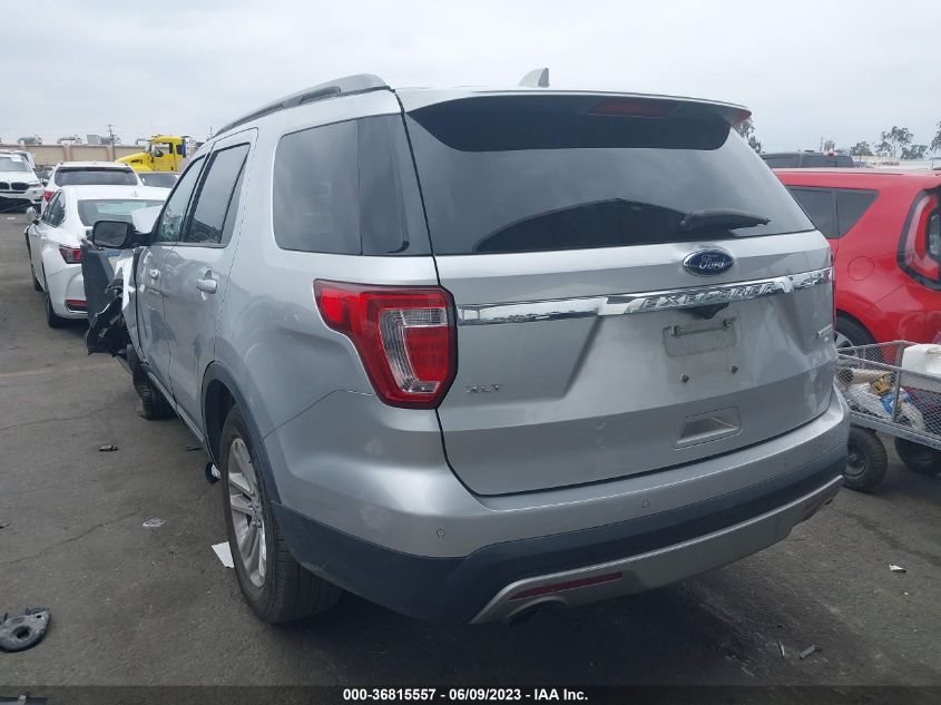2017 FORD EXPLORER XLT - 1FM5K7DH2HGE12511