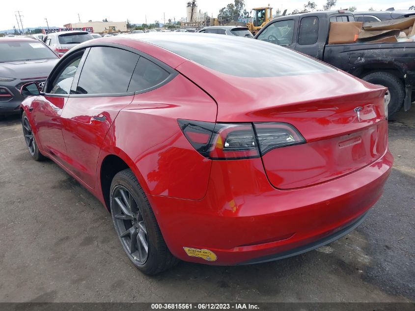 2022 TESLA MODEL 3 - 5YJ3E1EAXNF167710