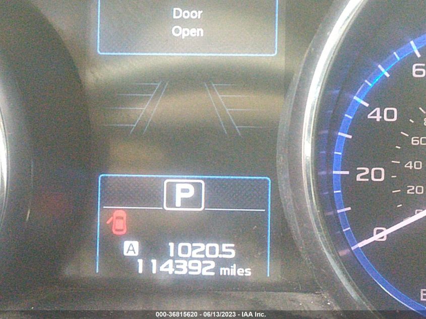 2017 SUBARU OUTBACK TOURING - 4S4BSETC9H3272400