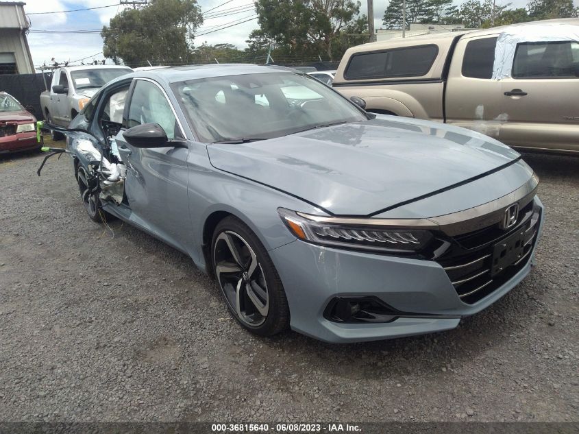 2022 HONDA ACCORD SEDAN SPORT - 1HGCV2F35NA022803