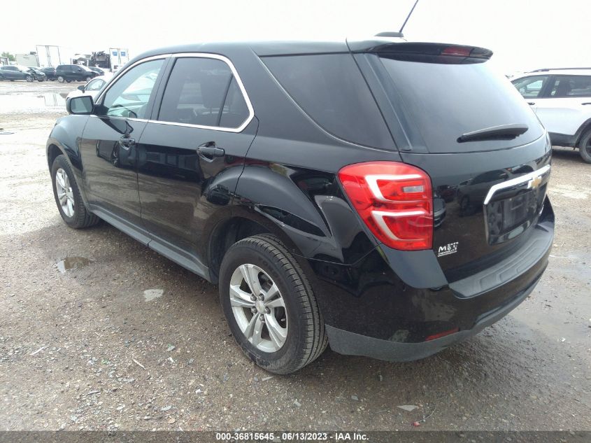 2016 CHEVROLET EQUINOX LS - 2GNALBEK0G1126835