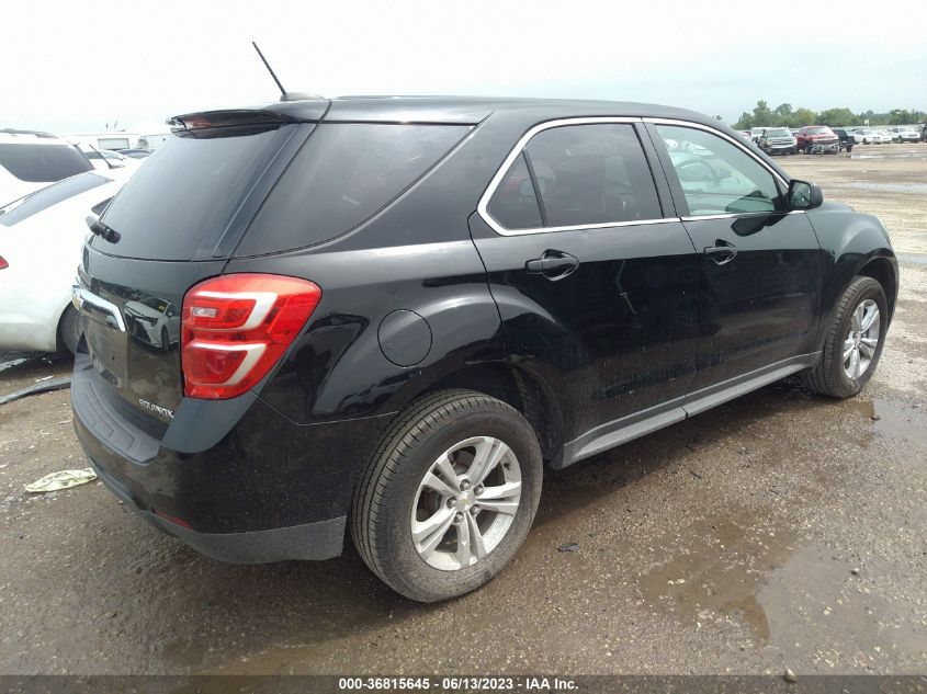 2016 CHEVROLET EQUINOX LS - 2GNALBEK0G1126835