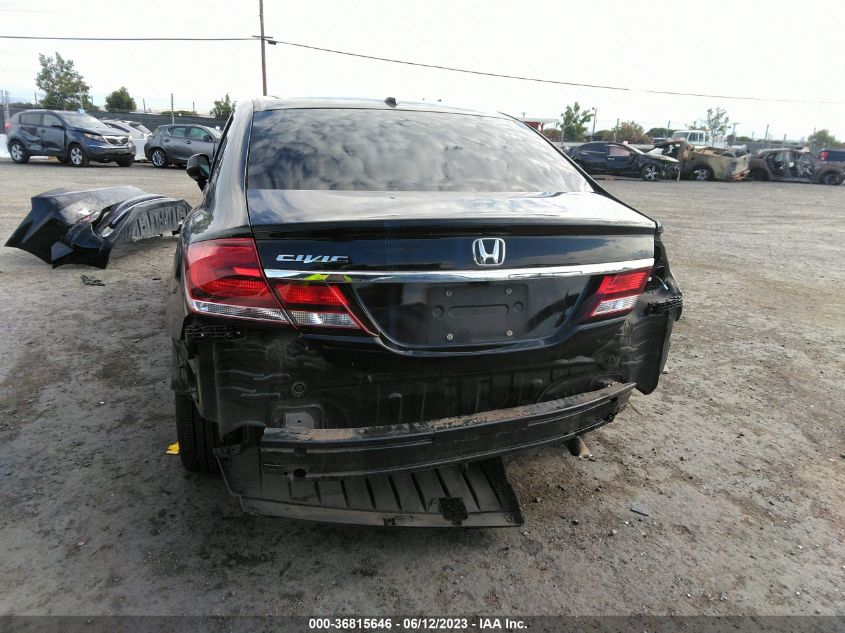2013 HONDA CIVIC SDN EX-L - 19XFB2F9XDE212472