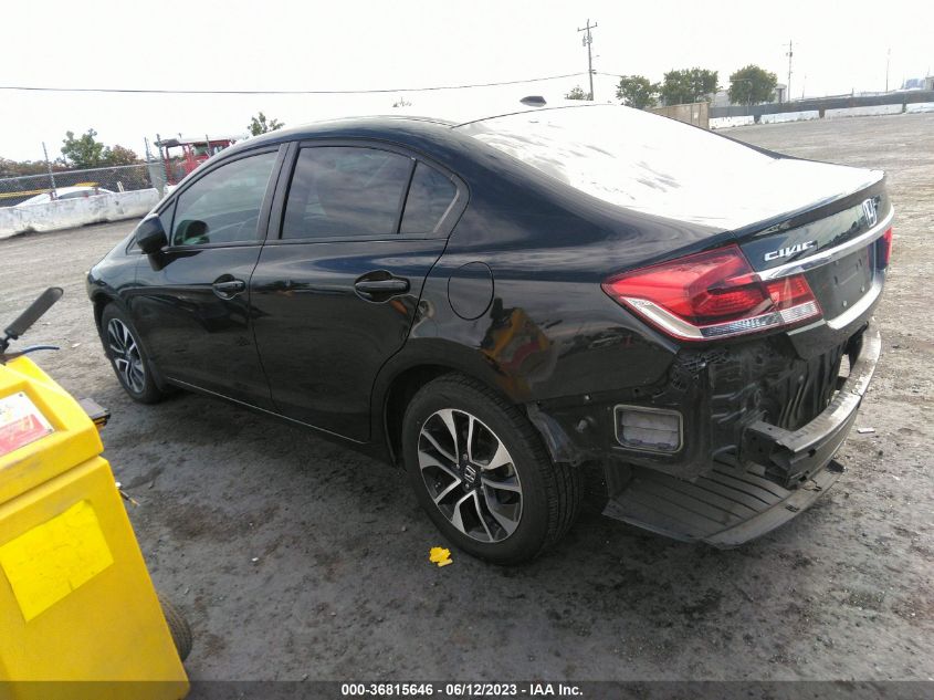 2013 HONDA CIVIC SDN EX-L - 19XFB2F9XDE212472
