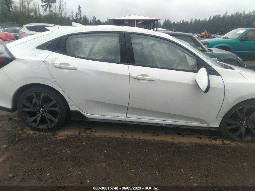2019 HONDA CIVIC HATCHBACK SPORT - SHHFK7H48KU214791