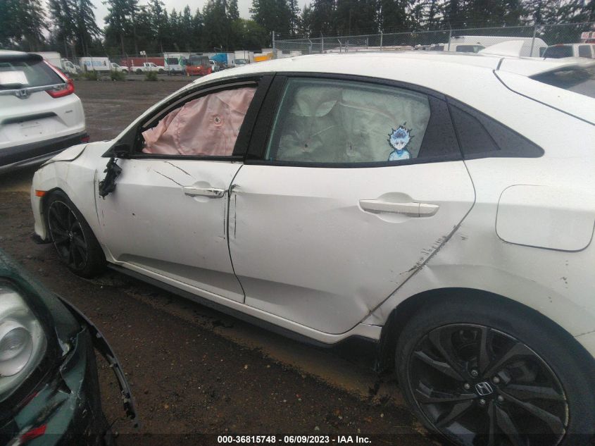2019 HONDA CIVIC HATCHBACK SPORT - SHHFK7H48KU214791