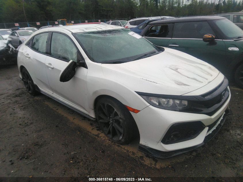 2019 HONDA CIVIC HATCHBACK SPORT - SHHFK7H48KU214791