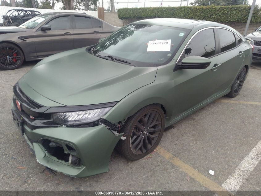 2020 HONDA CIVIC SI SEDAN - 2HGFC1E57LH703074