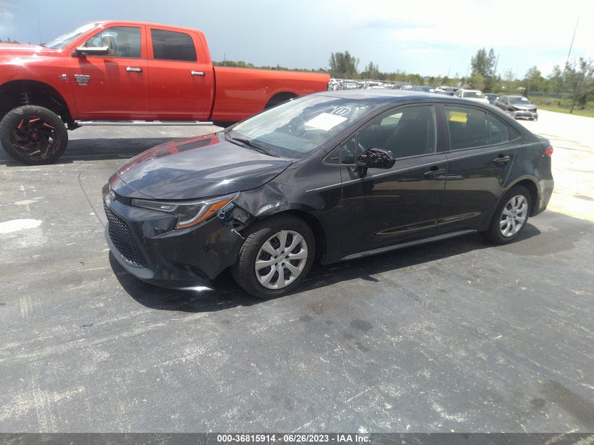 VIN 5YFEPMAE4MP170442 2021 TOYOTA COROLLA LE