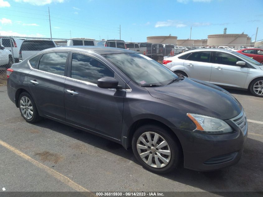 2014 NISSAN SENTRA S - 3N1AB7AP7EL617931