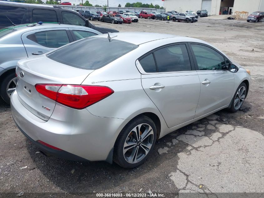2014 KIA FORTE EX - KNAFX4A86E5120233